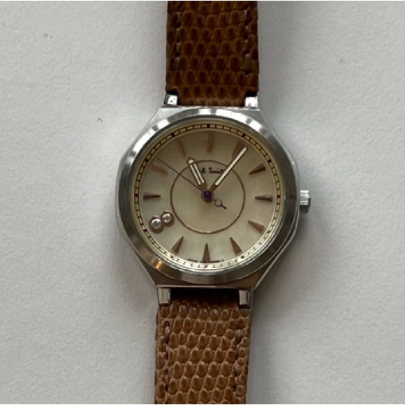 Paul Smith Brown Leather Strap Watch, made in Japan main image 10